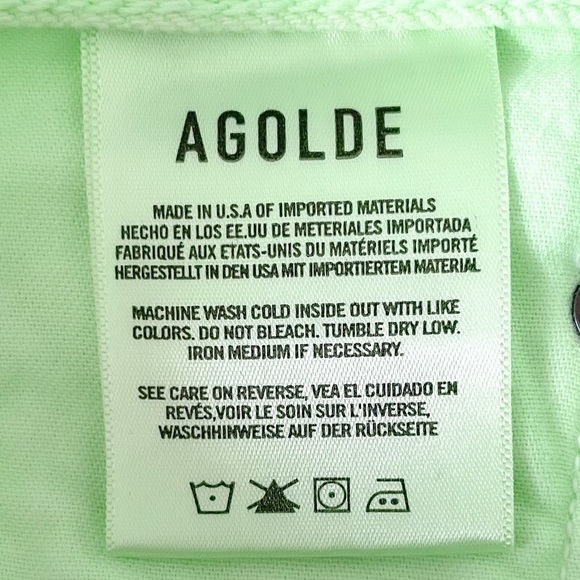 AGOLDE Criss Cross Mini Denim Skirt - Picture 14 of 15